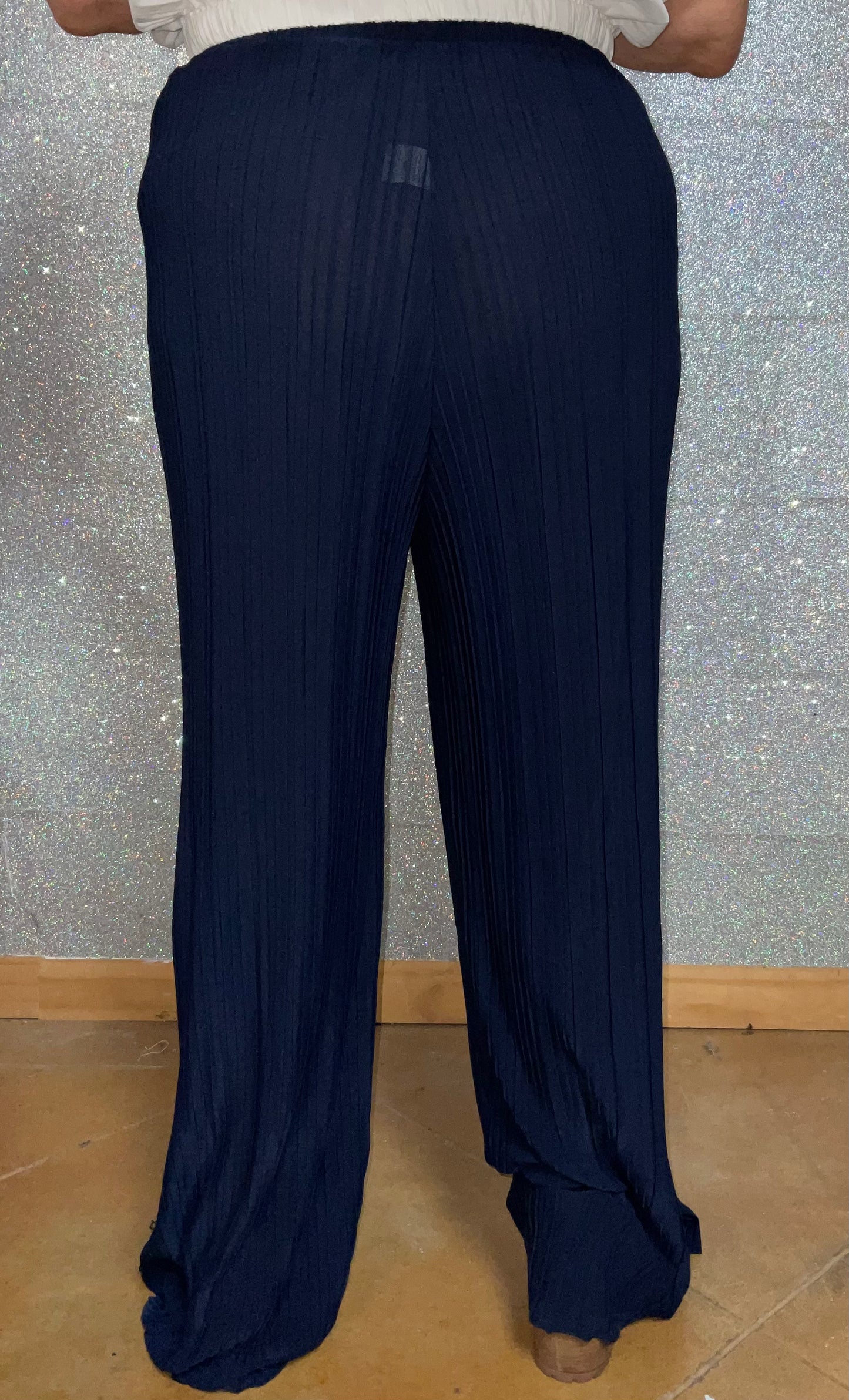 Crinkle Hem-less Dress pants