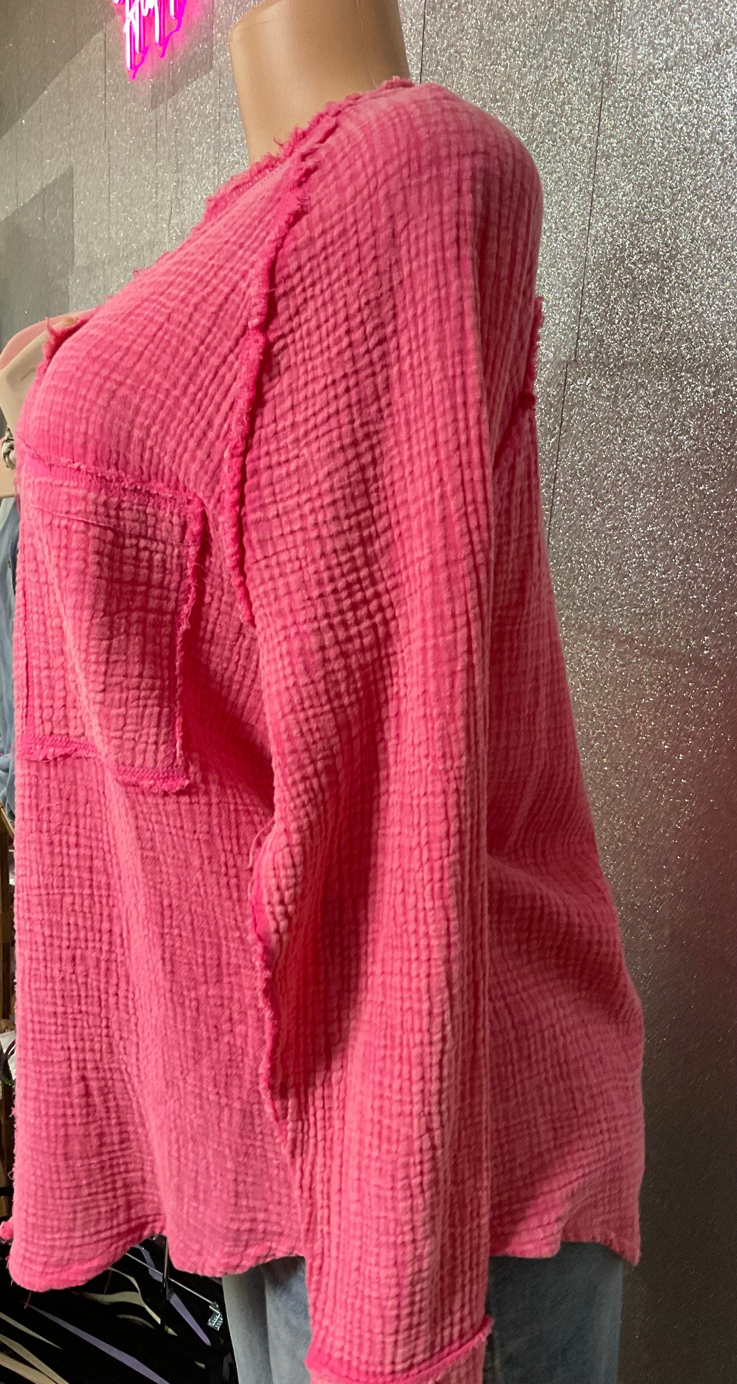 New In Long Sleeve Plus Top