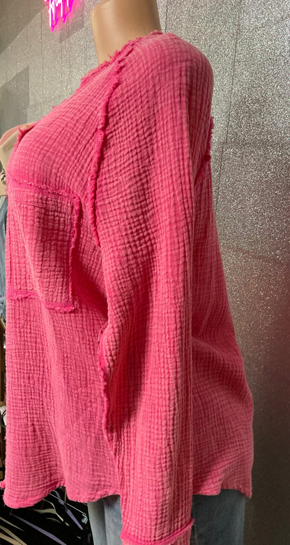 New In Long Sleeve Plus Top