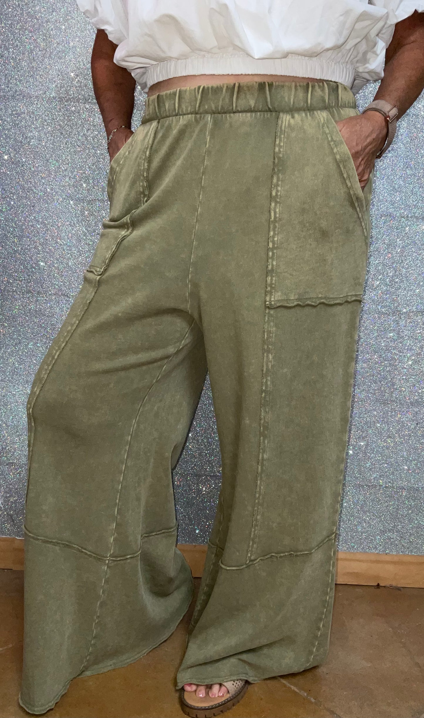 Mittoshop cotton pull-on pants