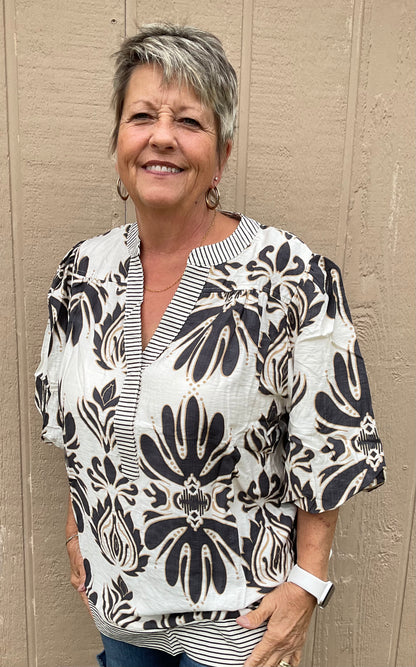 She & Sky Blouse Plus Size