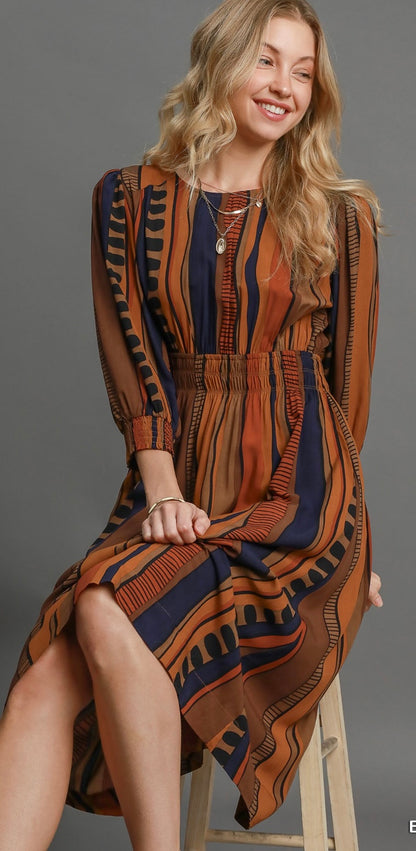 Umgee Midi Dress