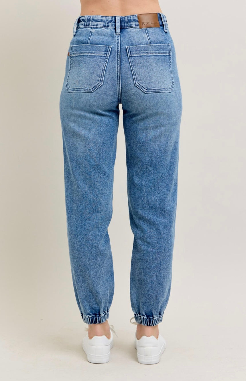 Judy Blue HW Denim Jogger