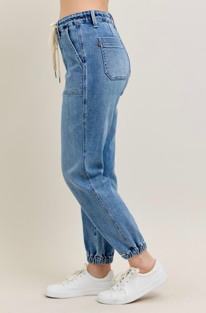 Judy Blue HW Denim Jogger