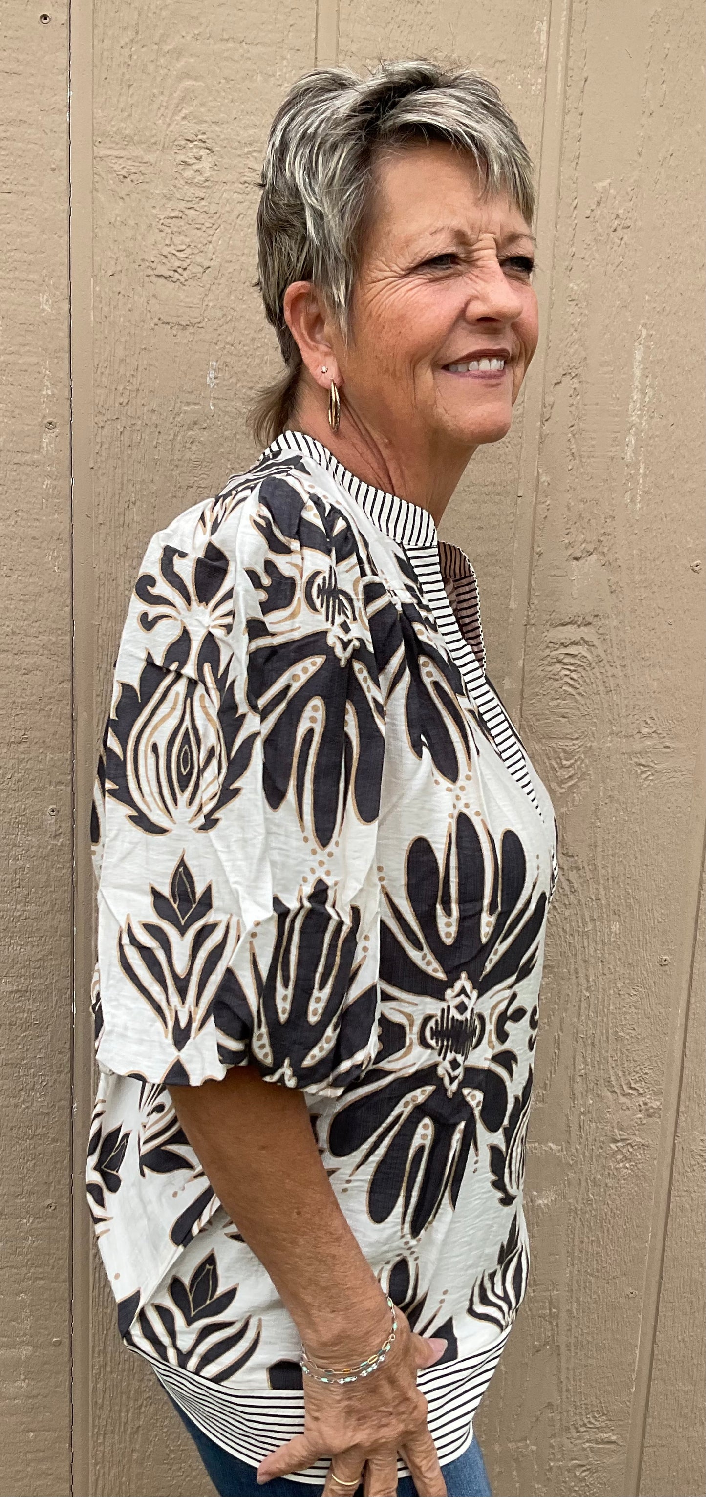 She & Sky Blouse Plus Size