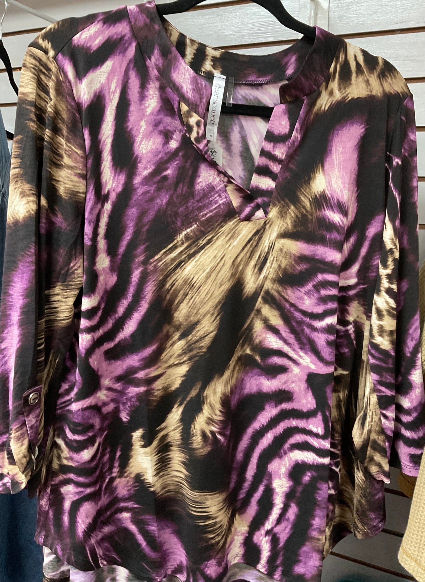 Dear Scarlett Lizzy top - Plus