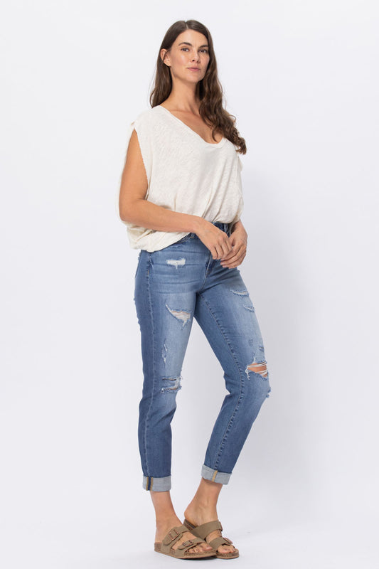 **Judy Blue plus size Boyfriend fit