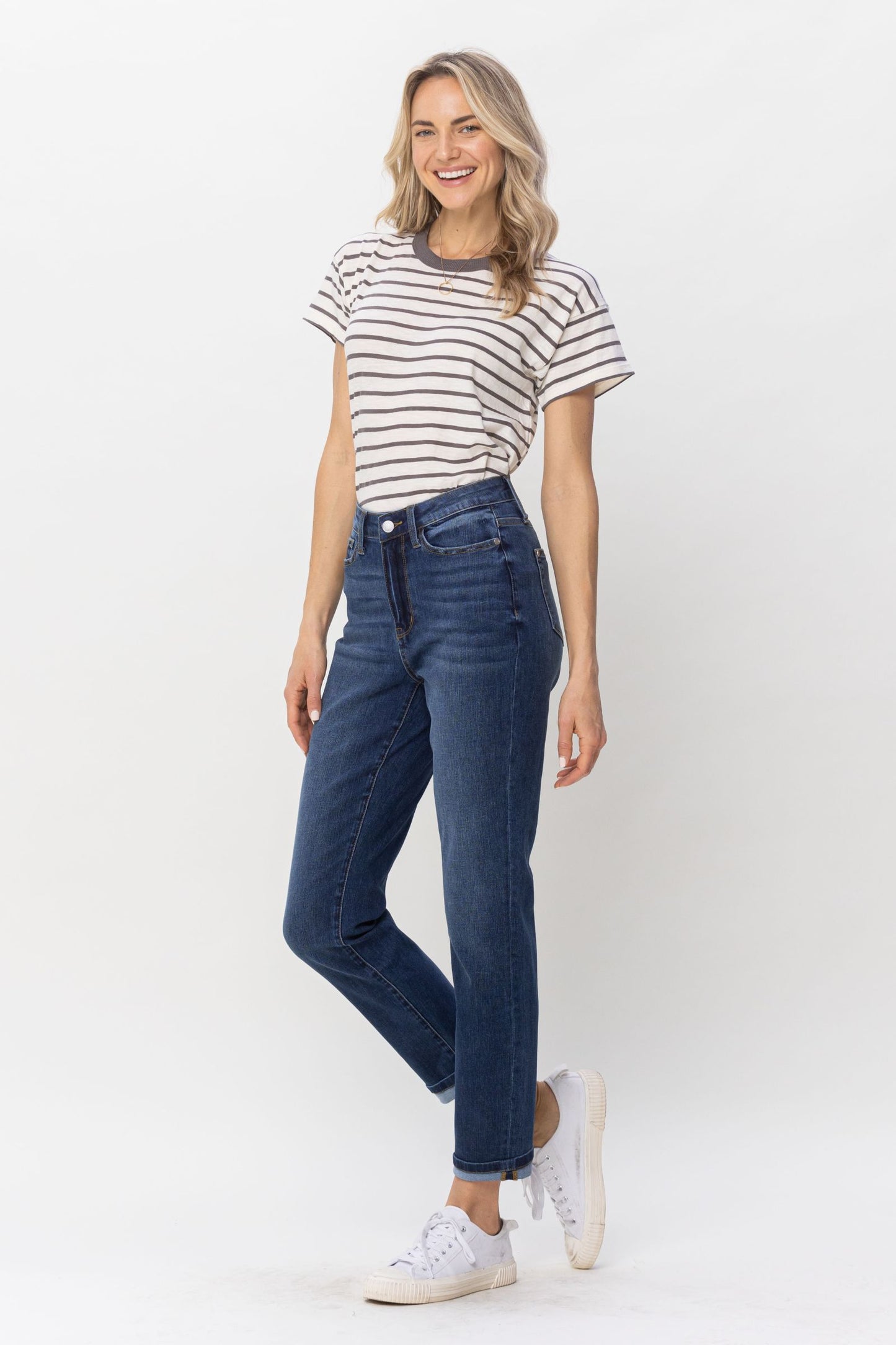 Judy Blue Boyfriend fit Dark Wash Plus size