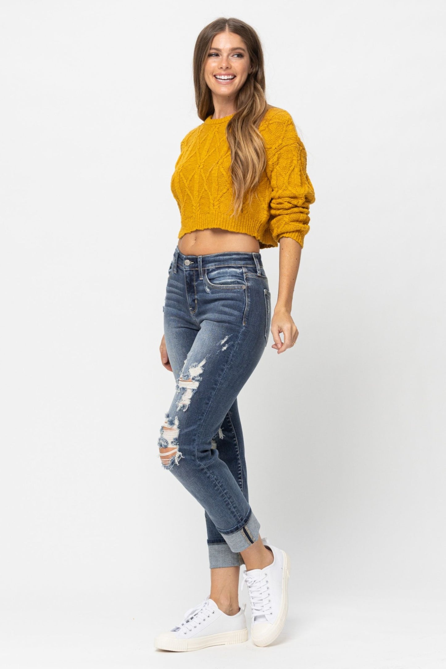 Judy Blue Boyfriend Jeans Plus Size