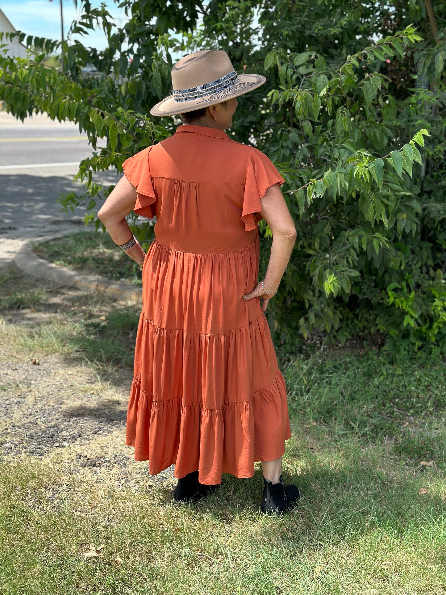 Mittoshop Tiered Midi Dress