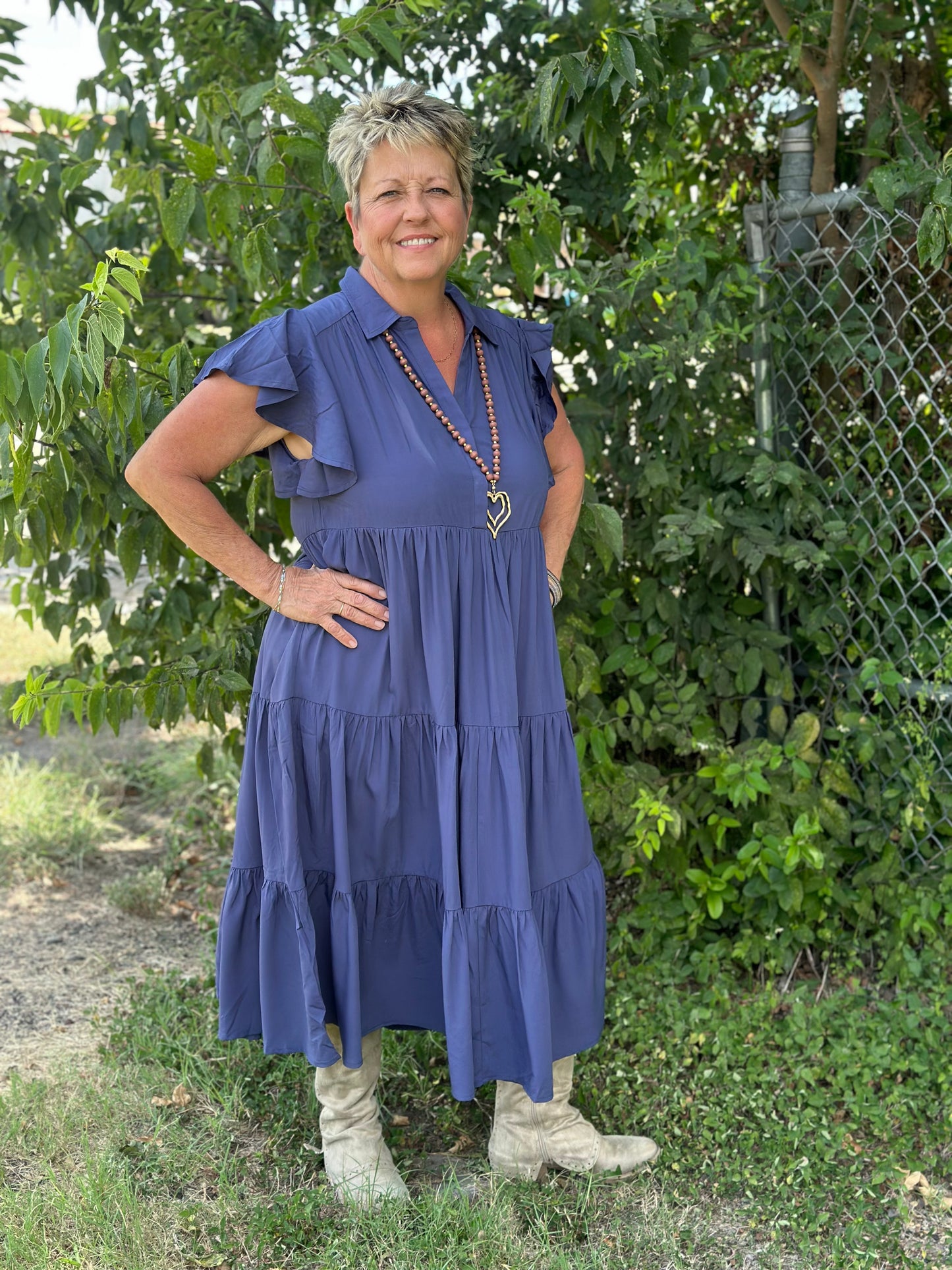 Mittoshop Tiered Midi Dress