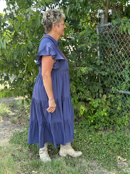 Mittoshop Tiered Midi Dress