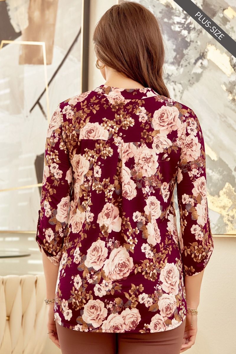 Dear Scarlett Lizzy top - Plus