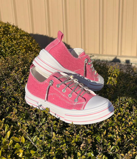 Aman Sparkle Gypsy Jazz Pink Tennies