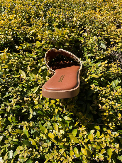 Soda brand flat decorative sandals