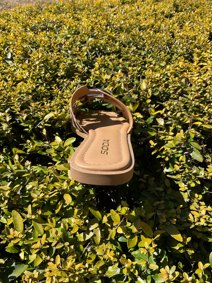 Soda brand flat sandals