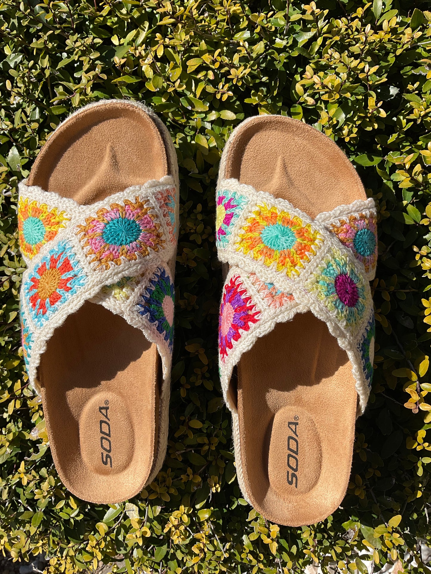 Soda brand Multi colored sandal