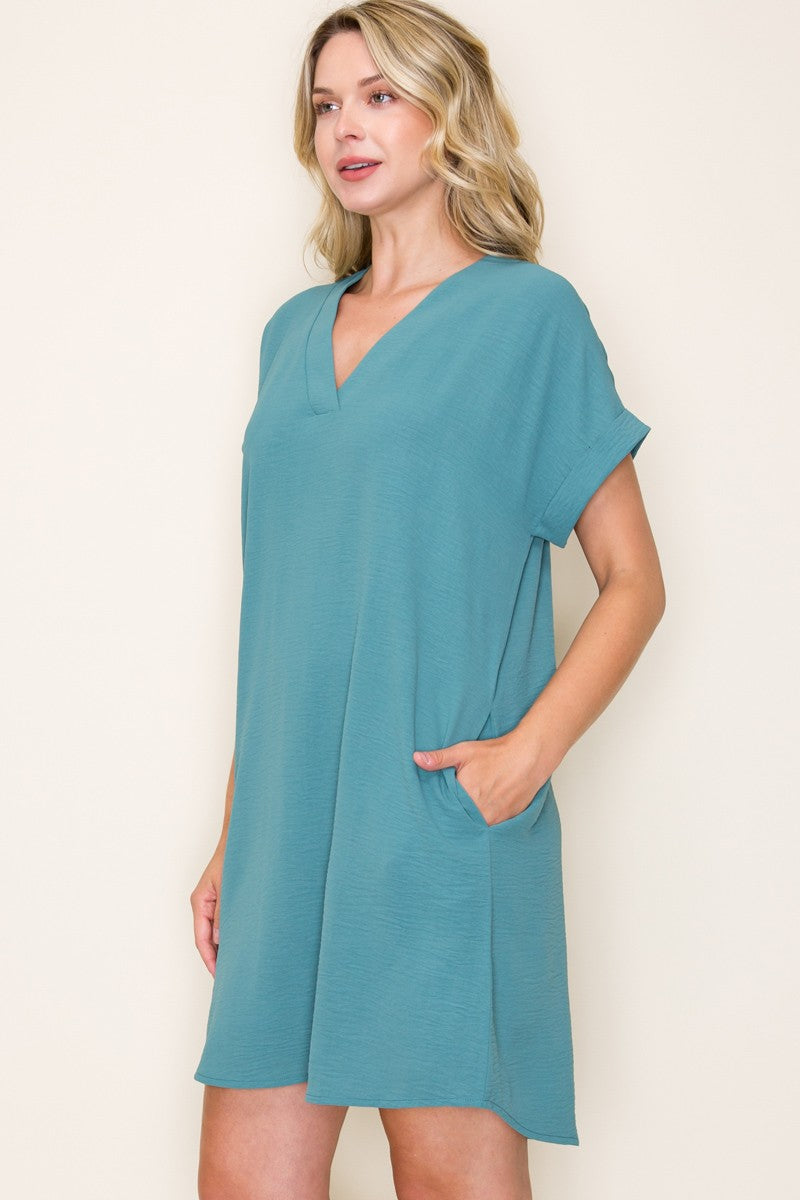 V Neck Dress