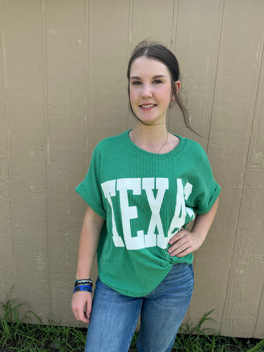 Green Texas Tee