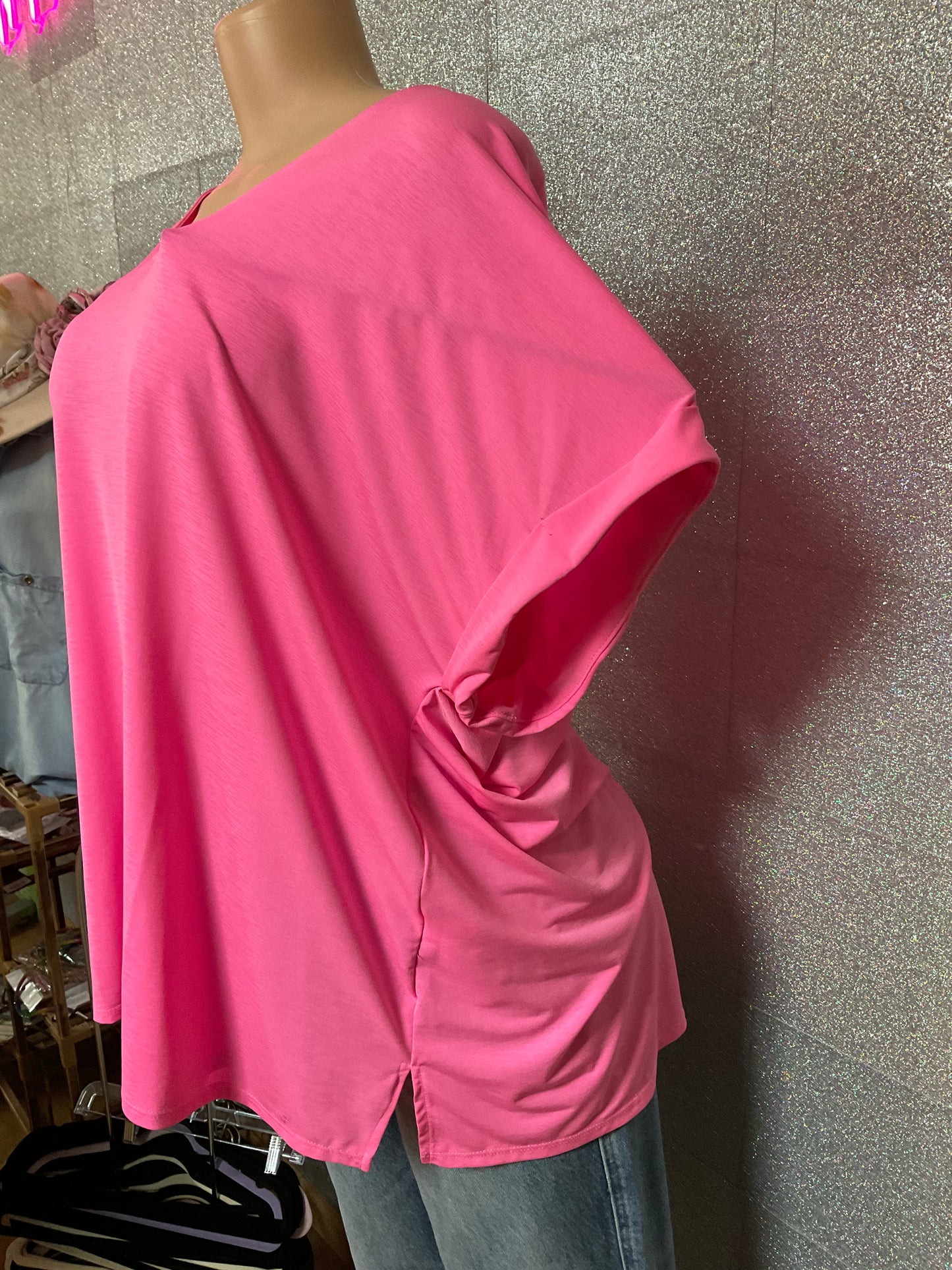 Dear Scarlett V-neck Plus top