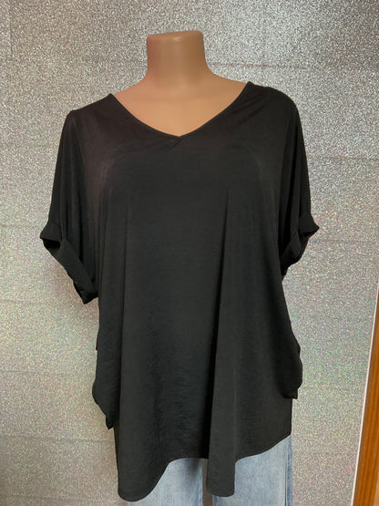 Dear Scarlett V-neck Plus top