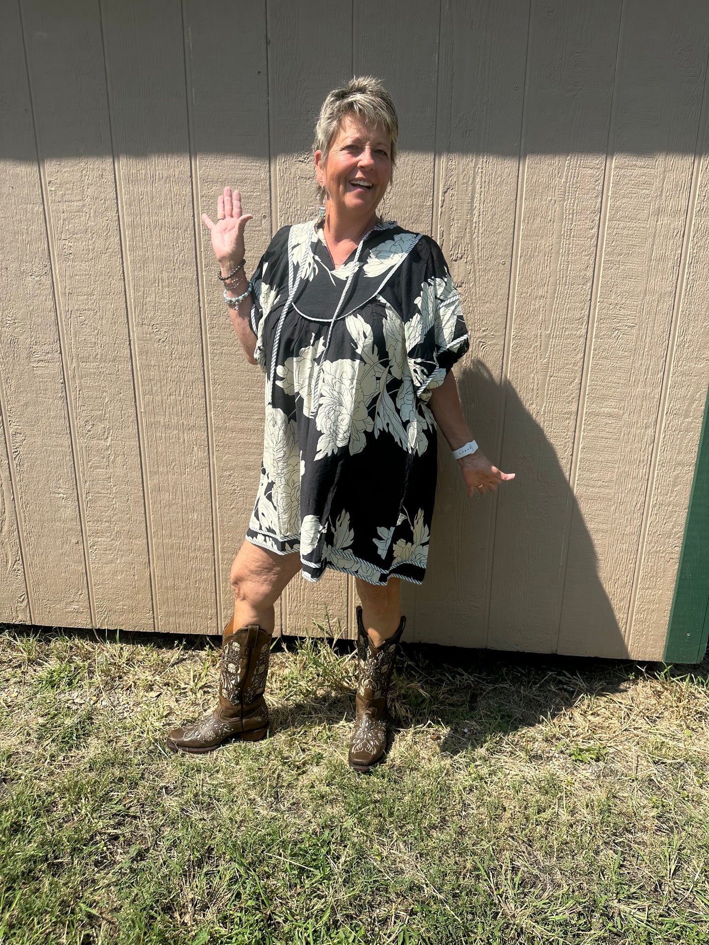 Bubble sleeve Gigio dress