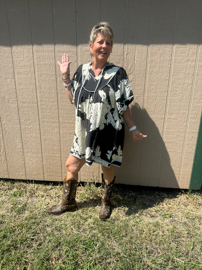 Bubble sleeve Gigio dress