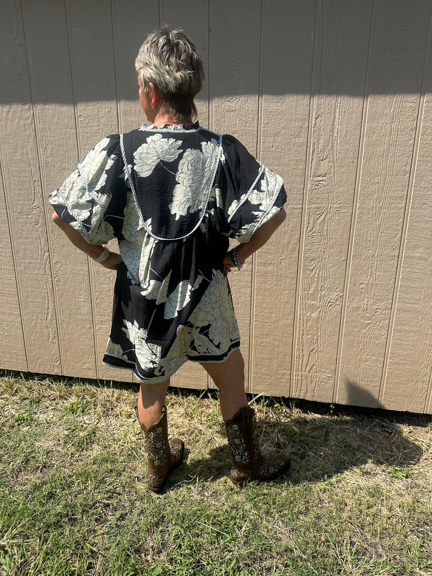 Bubble sleeve Gigio dress