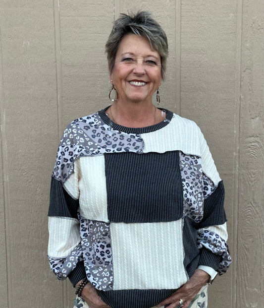 Haptics Mixed Media top