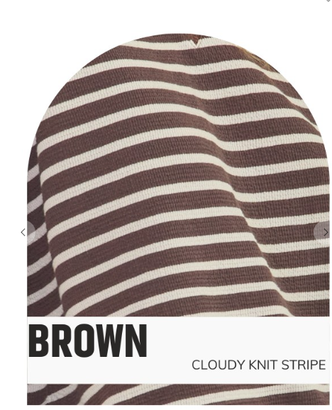 Tres Bien Cloudy Knit Striped SS Top
