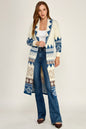 On Blue maxi cardigan