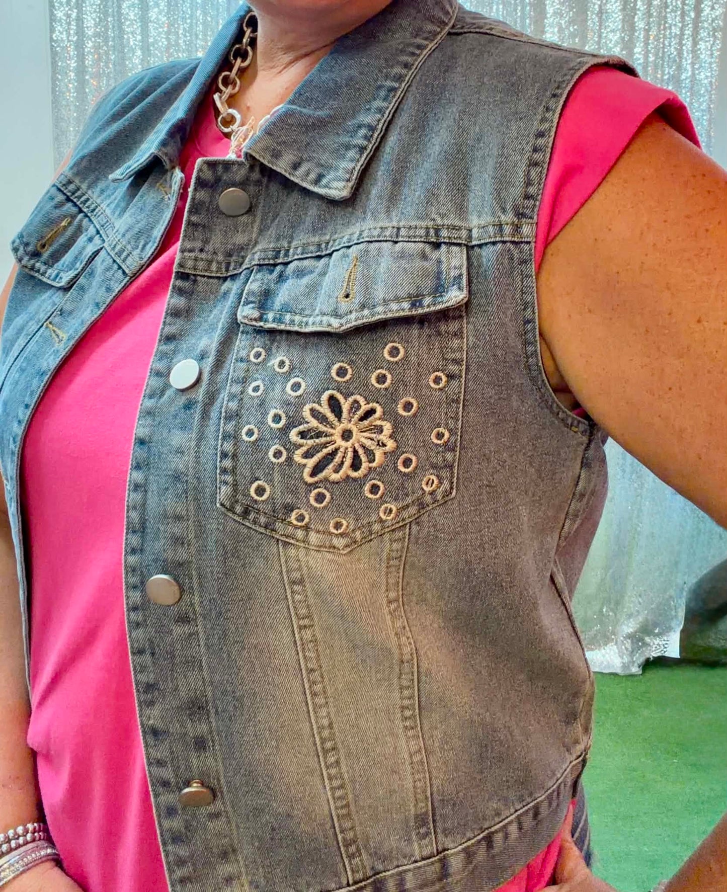 Adora Denim Vest
