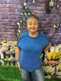 Plus sized ribbed top