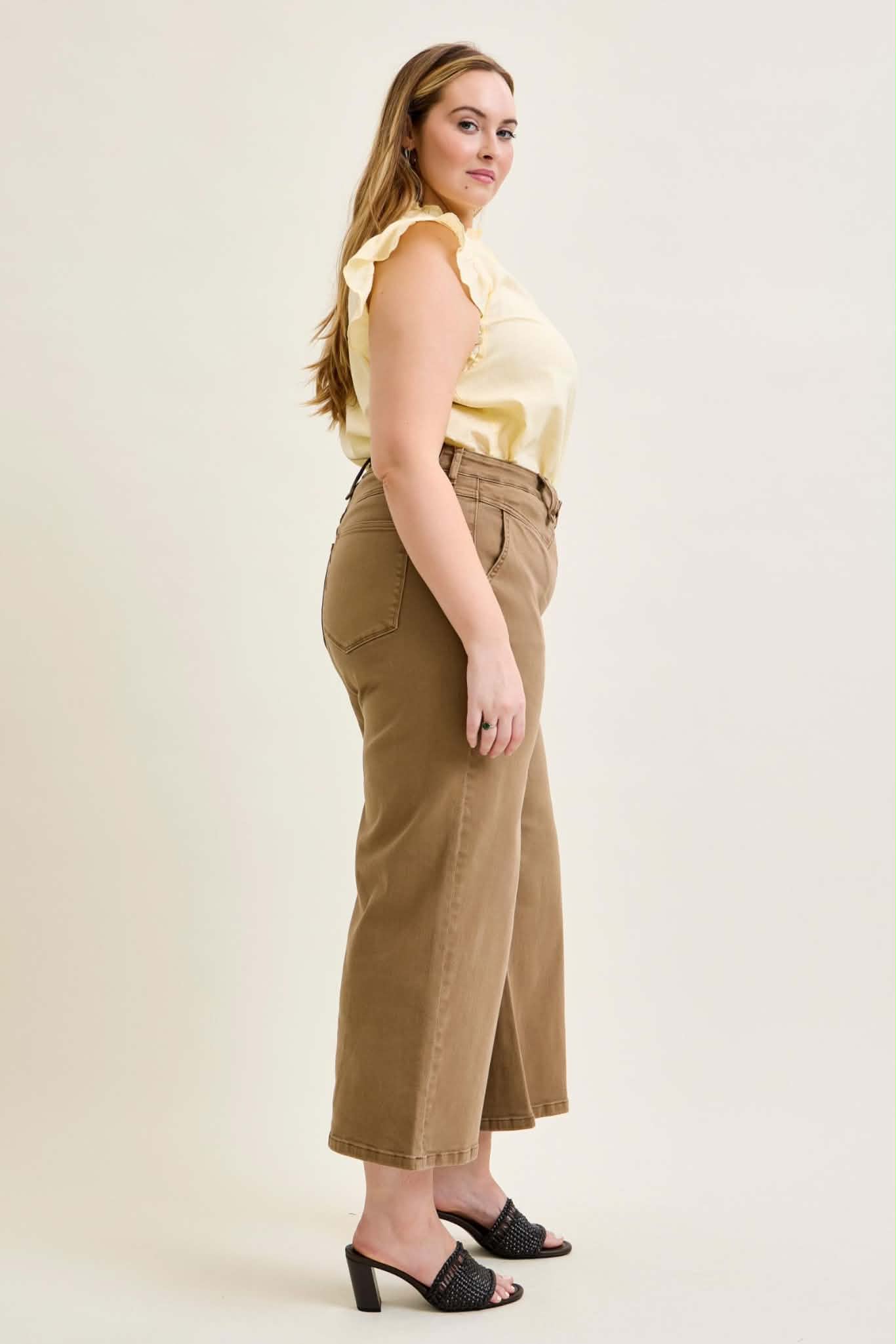 Judy Blue Golden Brown Jeans Plus