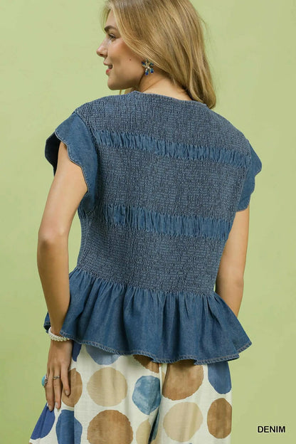 Umgee Chambray Top