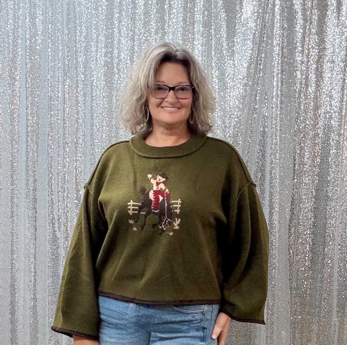 Gigio cowboy bear sweater