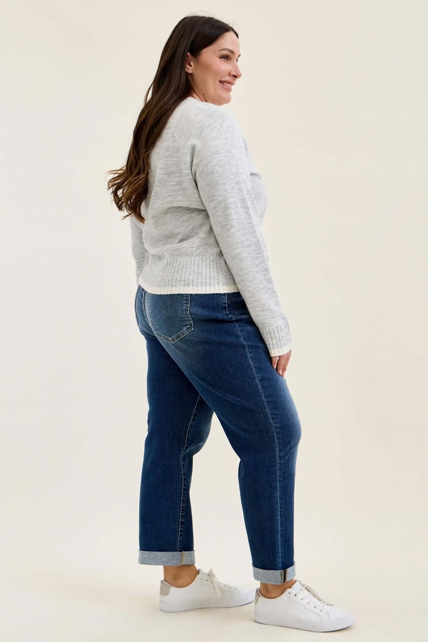 Judy Blue Mr Billie Boyfriend Jeans PLUS