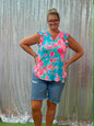 Dear Scarlett flutter sleeve top