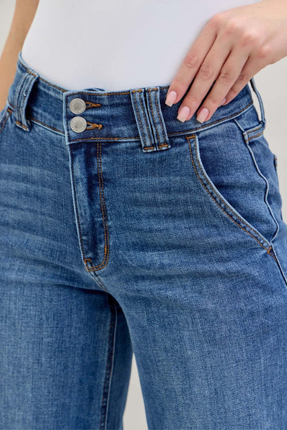Judy Blue Wide Trouser Jeans