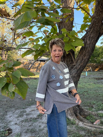Sage + Fig Star Crewneck
