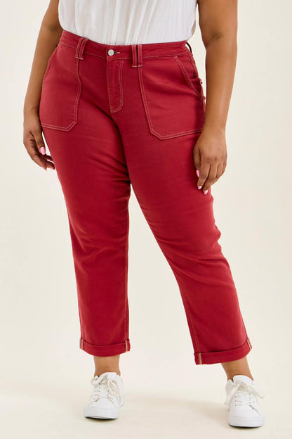 Judy Blue Haute Red Weekender Plus