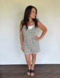 Very j Leopard Rompers