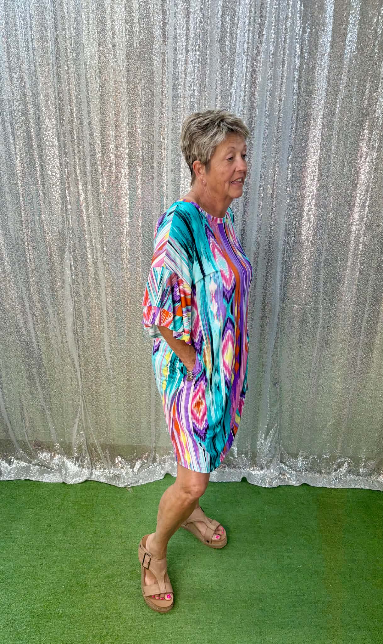Multicolored dress