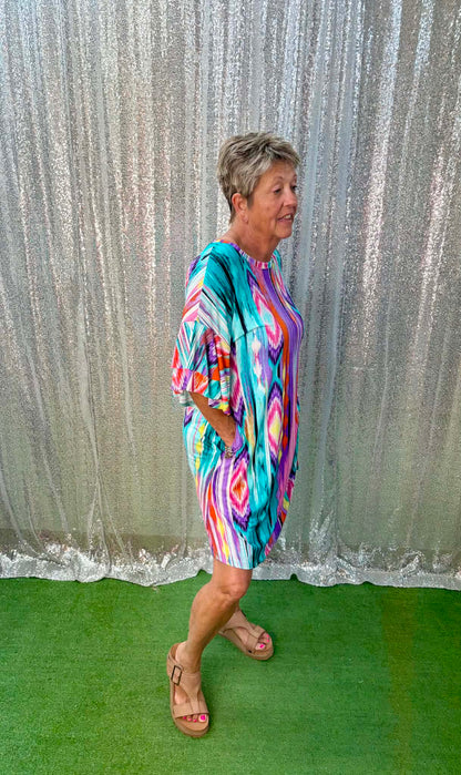Multicolored dress