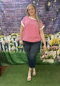 Zenana Plus Striped Tops