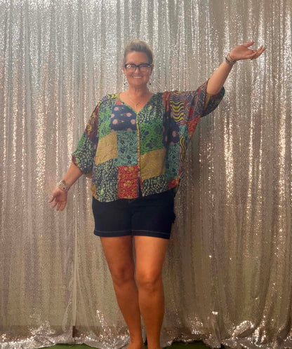 Easel Patchwork Top