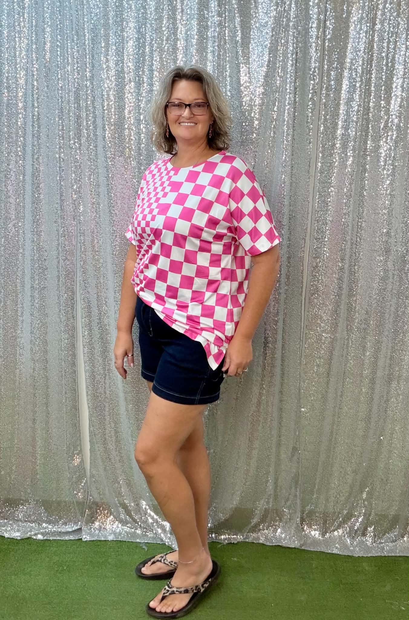 Sunshine & Rodeo checkered shirt PLUS