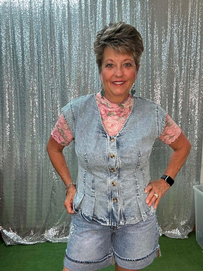 Very Jean Indigo Vest
