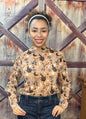 Sunshine & Rodeos Mesh Western Top Plus