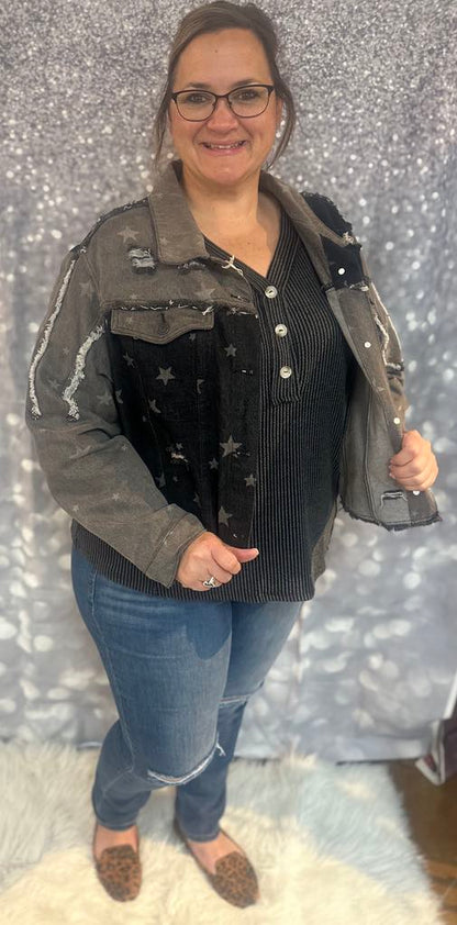 Denim Star Jacket Plus